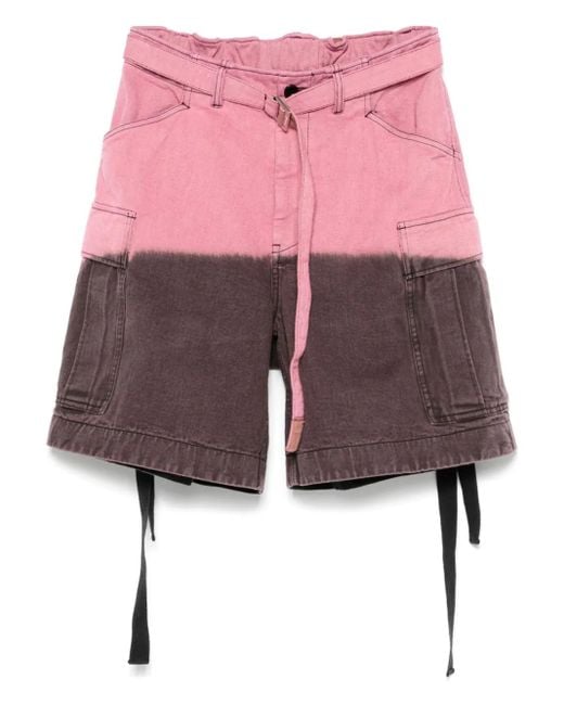Sacai Pink Bermuda Shorts for men