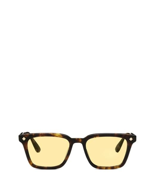 Lunetterie Generale Black Square-Frame Sunglasses for men