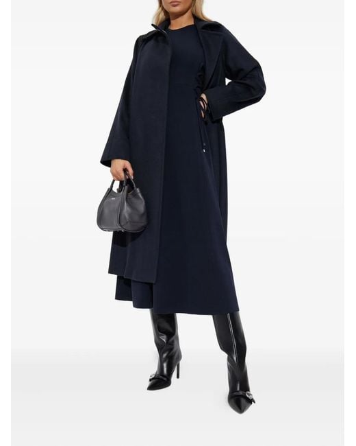 Max Mara Blue Wool Coat