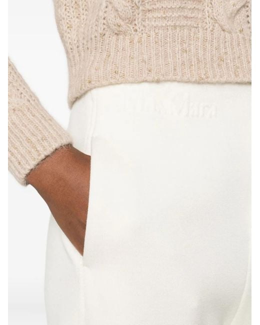 Max Mara White Ebrien Trousers