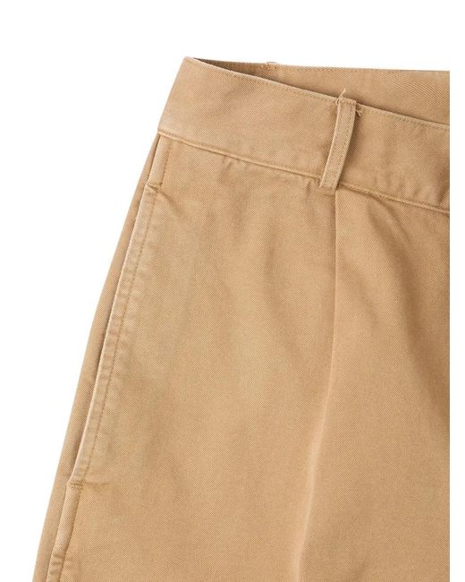 Fortela Natural Jillian Buttoned Pocket Shorts