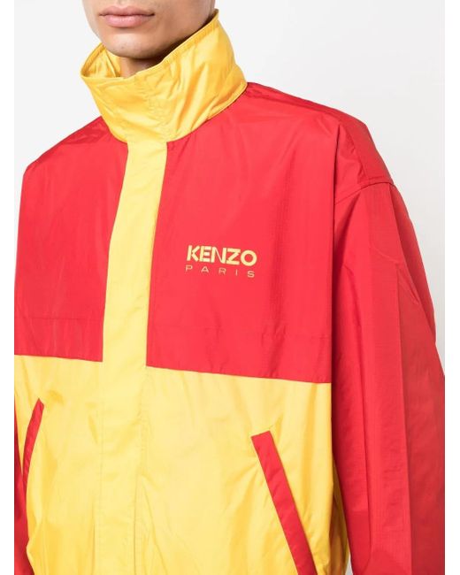 KENZO Jack Met Colourblocking in het Red voor heren