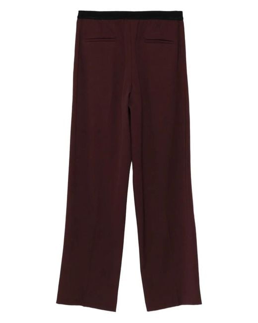 Alysi Purple Elasticated Trousers