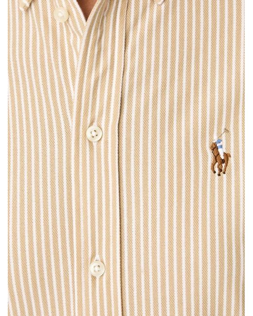Polo Ralph Lauren Natural Striped Button-Down Shirt