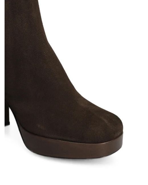 Roberto Festa Brown Melindra Platform Ankle Boots