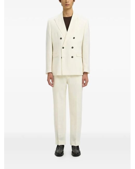 SELECTED White Reg Beck Trousers for men