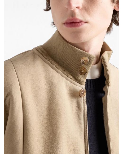 Bomber di Prada in Natural da Uomo