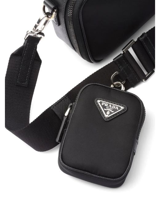 Borsa Messenger Brique di Prada in Black da Uomo