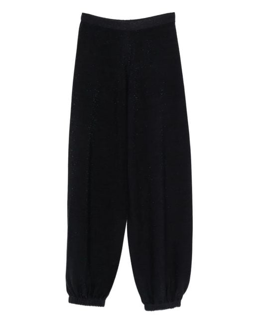 Fabiana Filippi Black Tapered Trousers