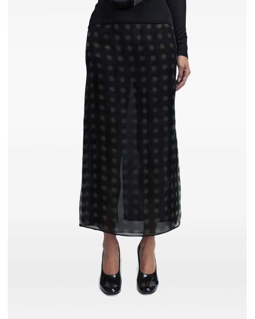 16Arlington Gray Dia Midi Skirt