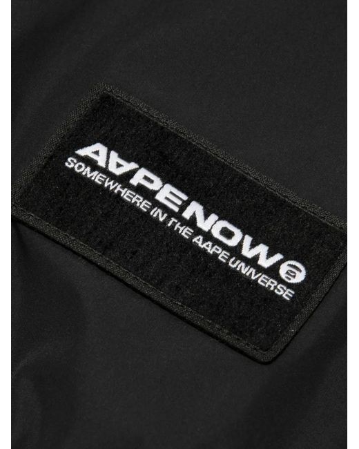 Aape By A Bathing Ape Natural Zip Patch Jacket for men