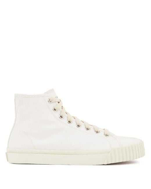 Maison Margiela White Tabi High-Top Sneakers