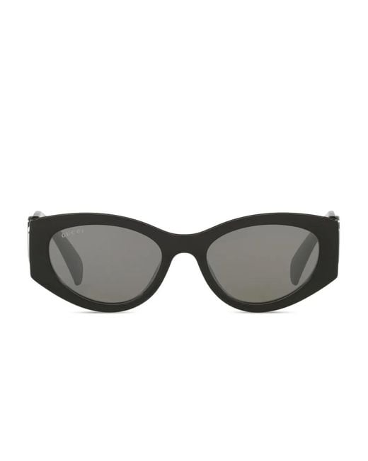 Gucci Gray Cat Eye Sunglasses