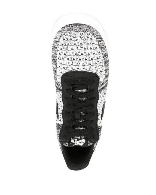 Nike Black Air Force 1 Flyknit 2.0 Trainers for men