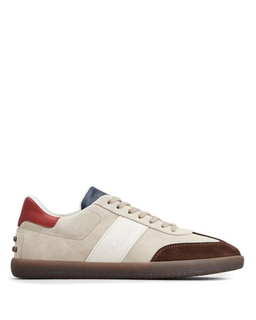Baskets Tab En Daim Tod's pour homme en coloris White