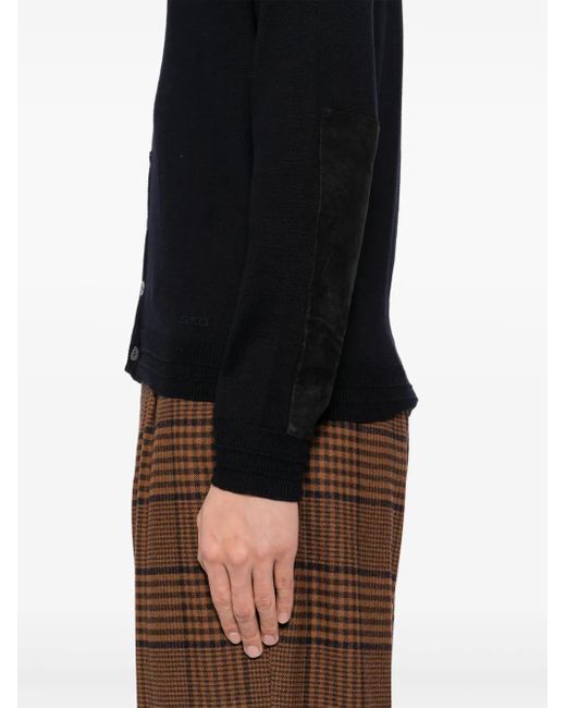 Cárdigan de algodón Gucci de hombre de color Black