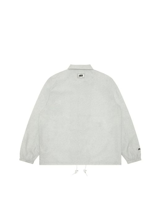 Aape By A Bathing Ape White Aapenow Logo-Patch Jacket for men