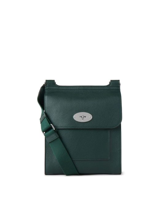 Mulberry Green Anthony Logo-print Leather Crossbody Bag for men