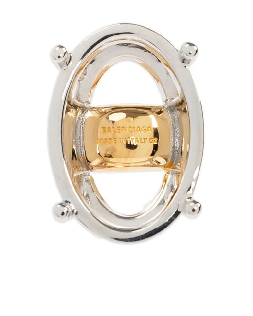Balenciaga White Sculptural Ring