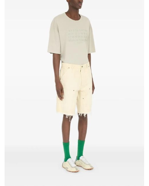 Maison Margiela Natural Denim Shorts for men