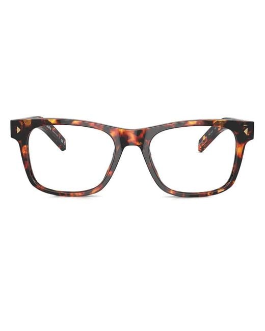 Prada Pr A13V Brille in Brown für Herren