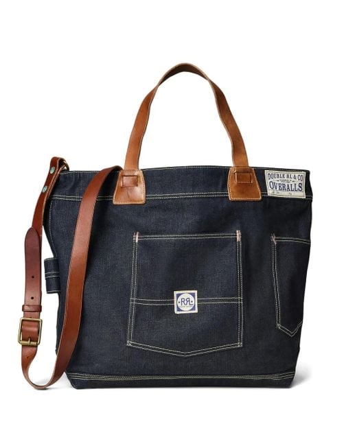 RRL Leroy Jeans-Tote Bag in Blue für Herren