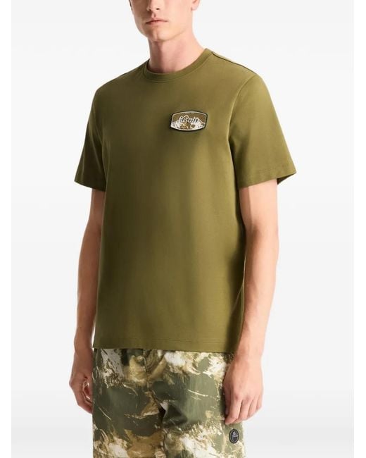 Fusalp Green Tylo Anim Logo-Patch T-Shirt for men