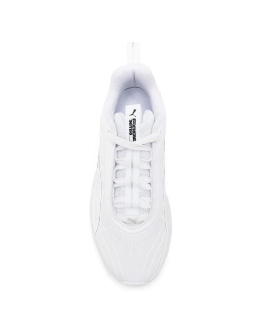 PUMA White Fade Nitro V1 Sneakers