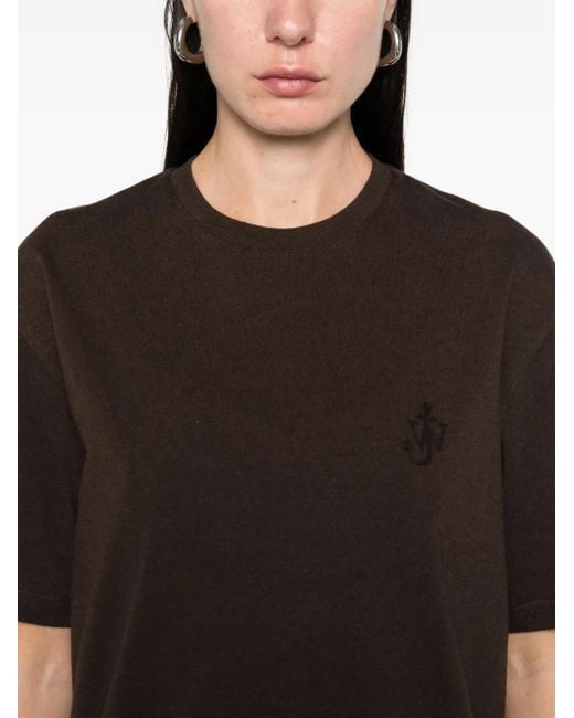 J.W. Anderson エンブロイダリー Tシャツ Black