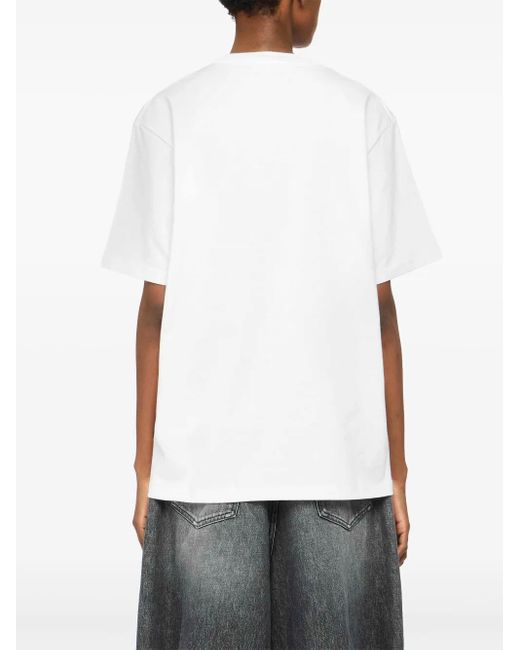 J.W. Anderson White Window Embroidery T-Shirt