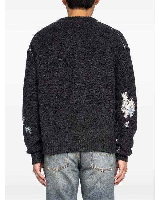Zadig & Voltaire Black Jordan Scorpion-Motif Sweater for men