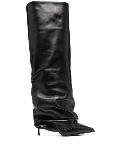 Le Silla Black Andy 120Mm Pointed-Toe Boots