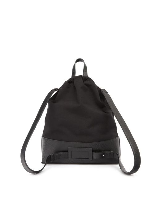 Maison Margiela Black Daily Drawstring Medium Backpack