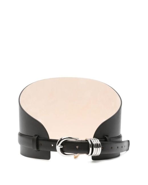 DEHANCHE Black Leather Belt