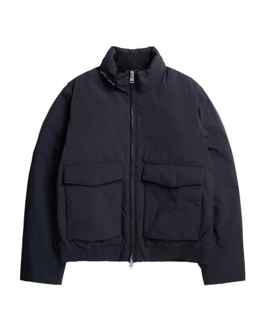 Norse Projects Blue Padded Pocket Jacket for men