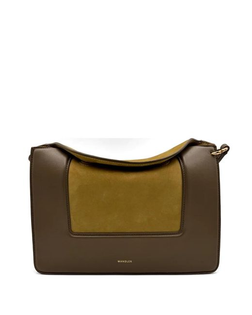 Wandler Brown Logo-Detail Cross Body Bag