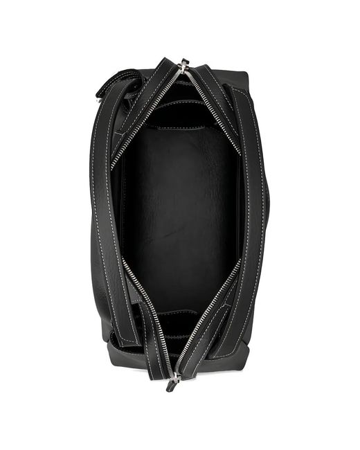 Tod's Black Small Leather Tote Bag