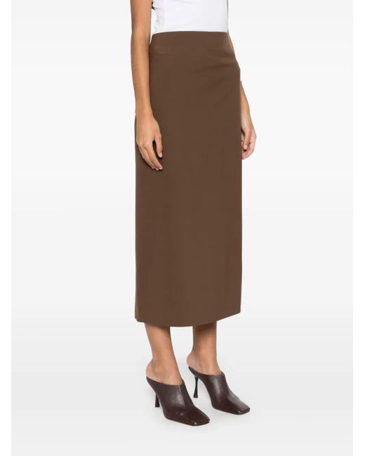Loulou de Saison Brown Samos Maxi Skirt