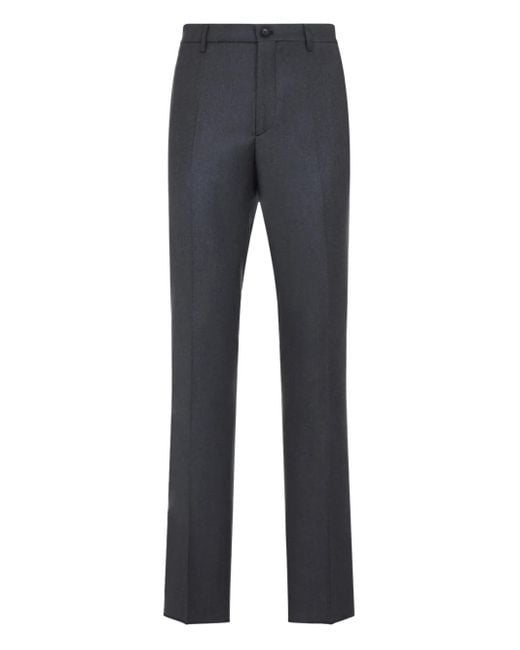 Etro Blue Wool Trousers for men