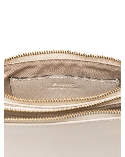 Pinko Natural 'double Mini' Shoulder Bag