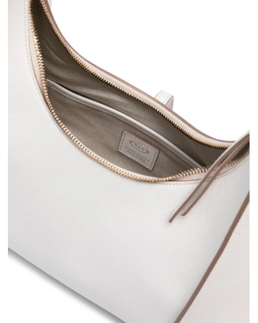 Tod's White Small T Timeless Shoulder Bag