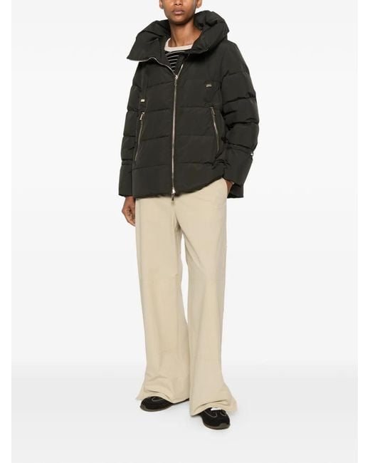 Moorer Black Gadia Puffer Jacket