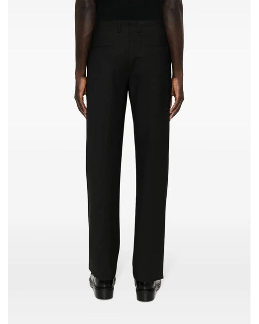 Off-White c/o Virgil Abloh Black Straight-Leg Tailored Trousers for men