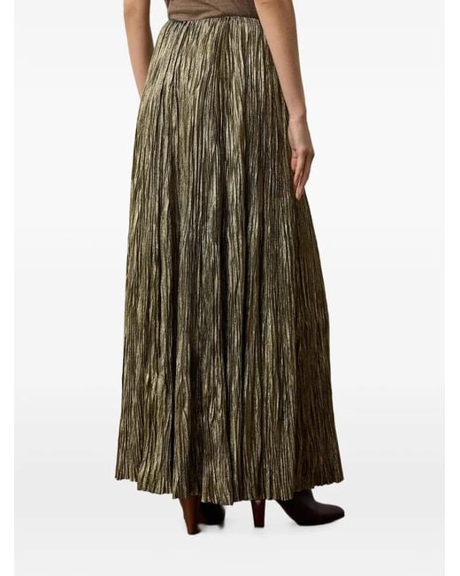 Ralph Lauren Green Luciana Maxi Skirt