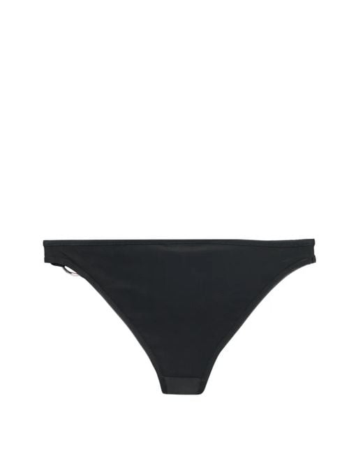 Coperni Black Logo-Appliqué Bikini Bottoms