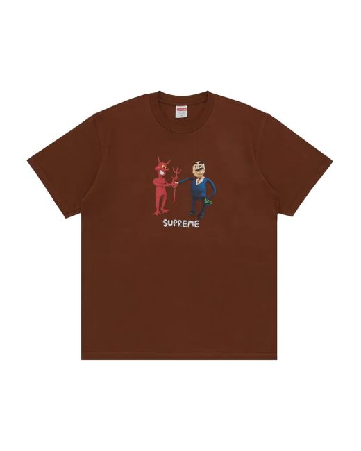 メンズ Supreme Business T-shirt Brown