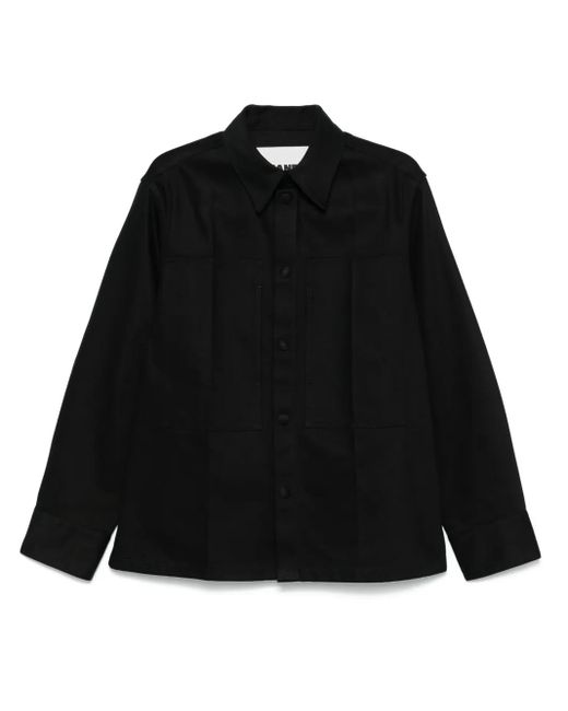 メンズ Jil Sander デニムシャツ Black