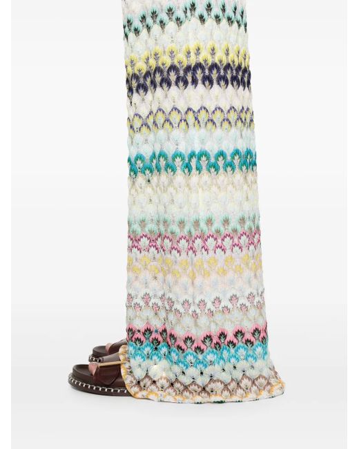 Missoni ジグザグ パンツ Blue