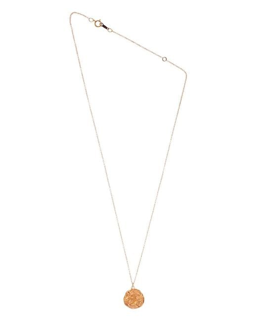 Alighieri White The Capricorn Medallion Necklace