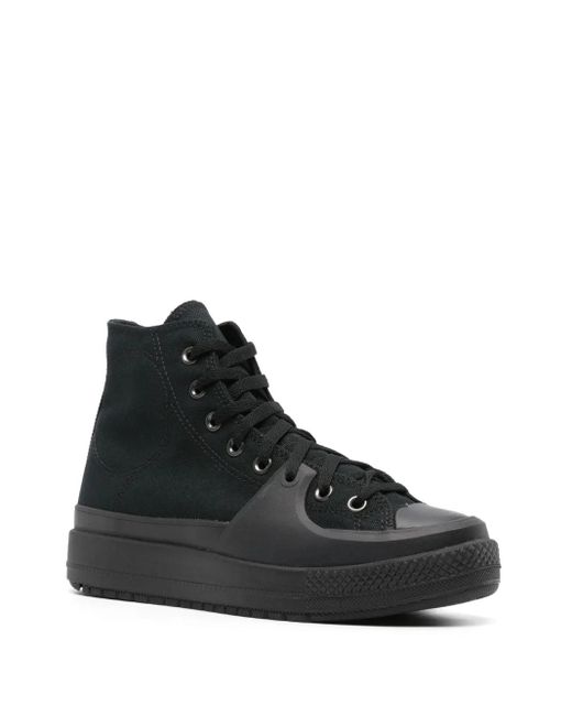 Converse Black Chuck Taylor All Stars Construct High-Top Sneakers